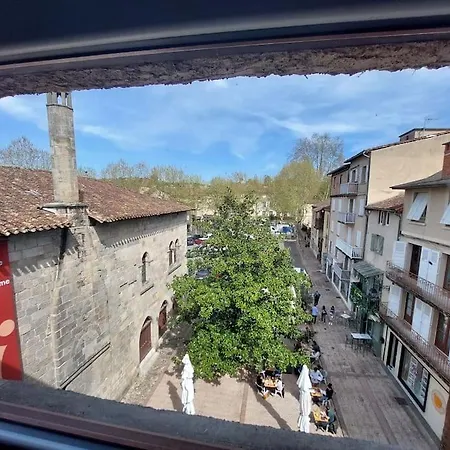 T3 Vue Place Vival - Coeur De Medieval - Parking דירה *
