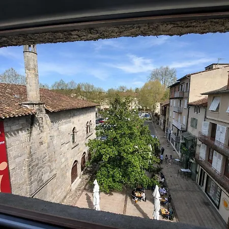 T3 Vue Place Vival - Coeur De Medieval - Parking דירה *