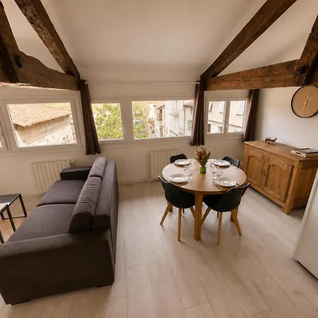 Apartmán T3 Vue Place Vival - Coeur De Medieval - Parking Figeac